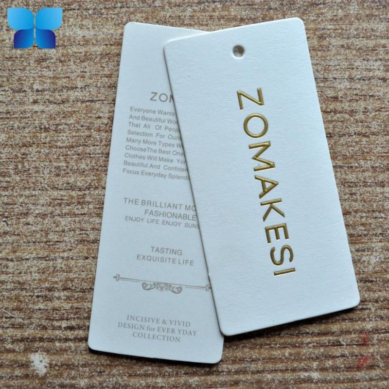Custom Best Price Paper Hang Tag for Garment/Fashion Bags