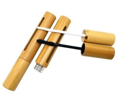 Carbonized Bamboo Cosmetic Makeup Eyelash Brush Tube