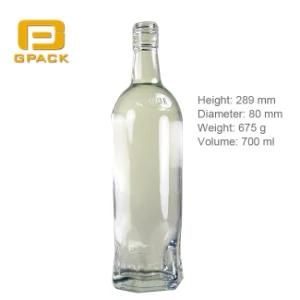 Hot Sale Juice Drinking Vodka Bottle with Engraved Logo Jack Daniels Malibu Magnum Smirnoff Buchanan Signature High Price Bottles