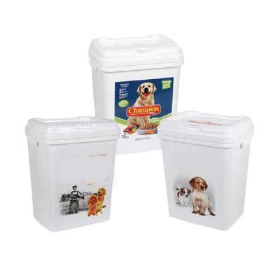 Large Size 40L Food Grade Plastic Storage Pet Dog Food Container with Lid