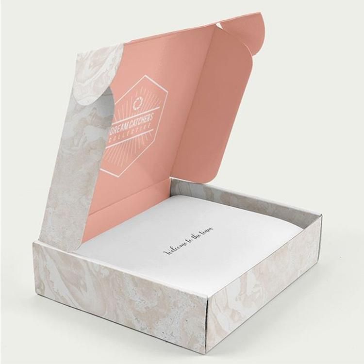 Custom Logo Printing Rigid Paper Packaging Mail Box Postal Shipping Cardboard Corrugated Box