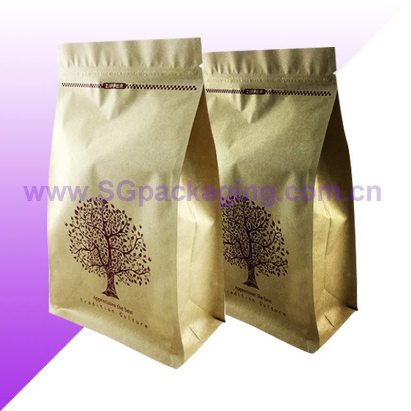 Custom Plastic Ziplock Coffee Bag, Tea Bag, Nuts Bag Packaging