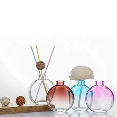 Customized 100ml Color Plating Empty Reed Glass Diffuser Perfume Bottle