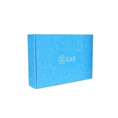 Bright Blue Printing Packaging Recycled Paper Cardboard Carton Box