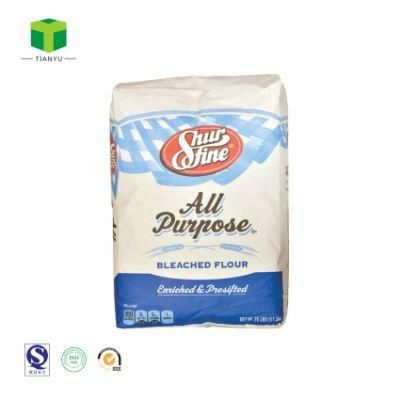 3kg 5kg 20kg 25kg Wheat Sack Packaging Flour Paper Bag