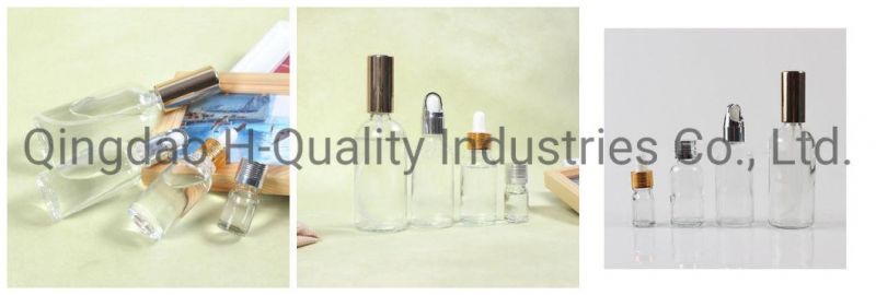 100ml Essential Oil Amber/Blue/Clear Glass Bottles with Screw Caps