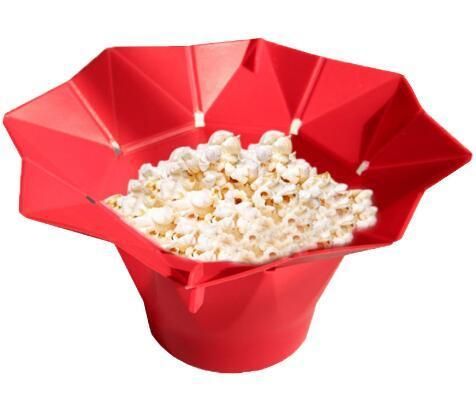 Hot Sale Silicone Folding Microwave Oven Popcorn Bucket