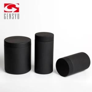 China 16 Oz Black Customized Logo Plastic Containers for Protein Powder