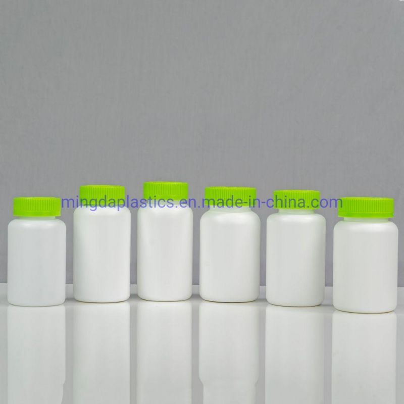 300ml Plastic Healthcare Supplement HDPE Packaging Tablets/Capsule/Pill Round Bottle