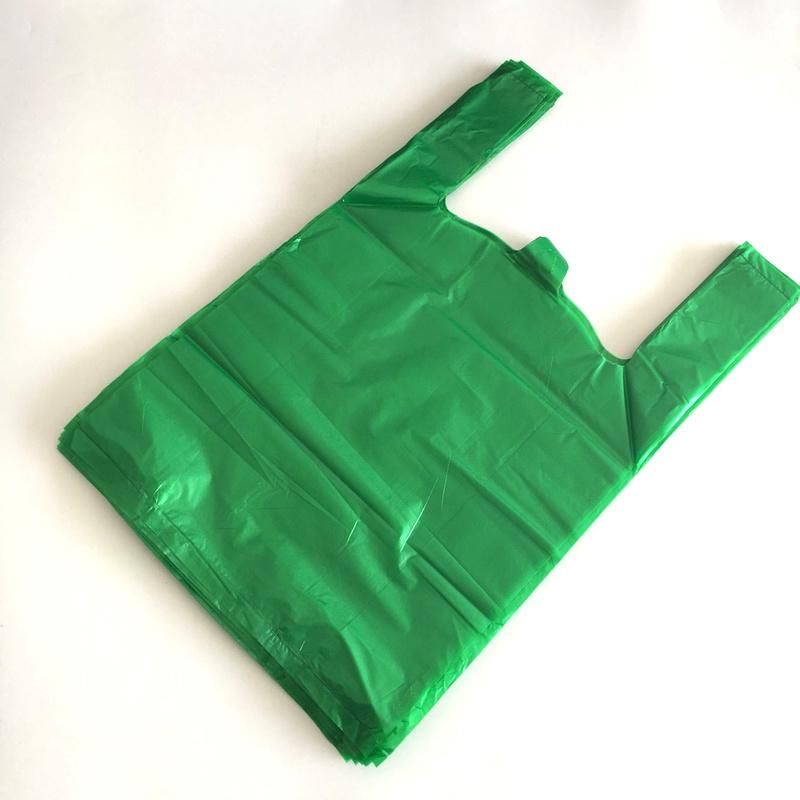 2020 New Design Biodegradable Supermarket Plastic Carry Shopping Bags