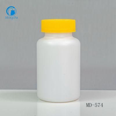 Food Grade HDPE White 250ml Round Bottle MD-107