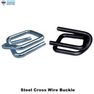 DNV GL, ISO9001 Certificate Steel Cross Wire Buckle For Strapping