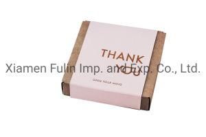 Brown Kraft Paper Fancy Custom Wholesale Patterned Gift Packaging Mailing Box