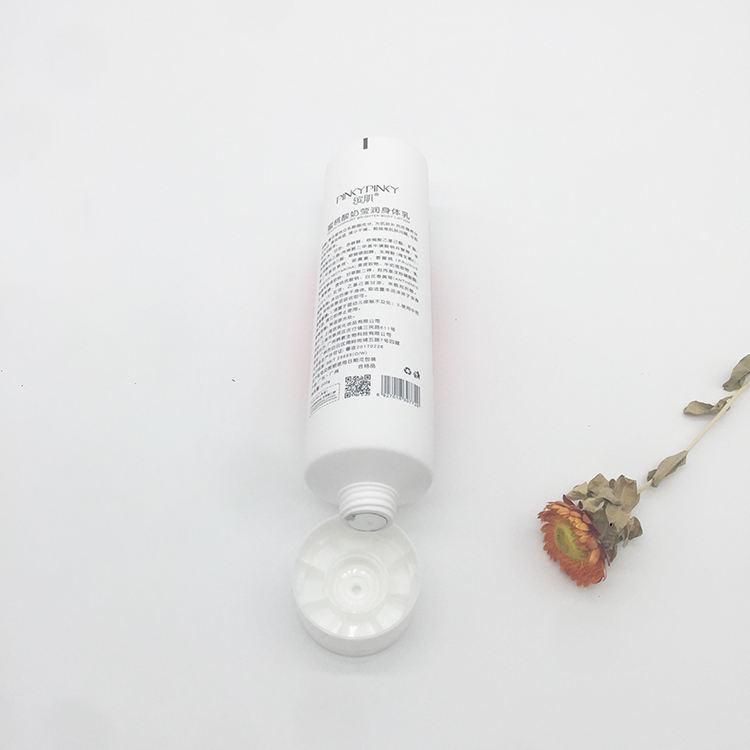 20ml Clear PE Plastic Hand Cream Cosmetic Tube with Flip Top Cap