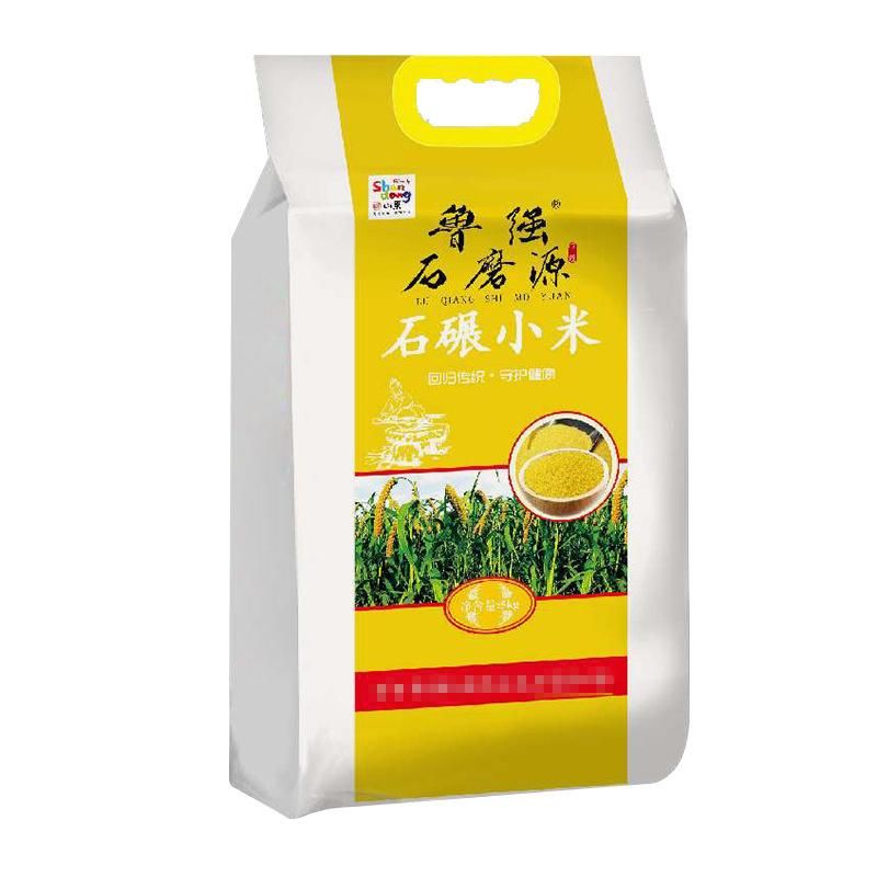 1kg-10kg Made in China High Quality PP Woven Rice Biodegradable Packaging Plastic Bags with Handle