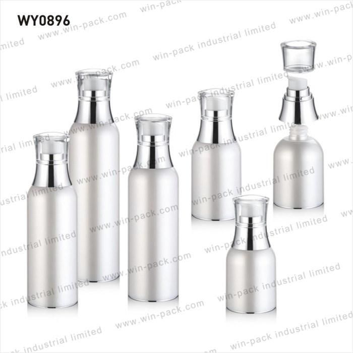 Hot Sell Black Cosmetic Acrylic Wine Bottle Shape Display Lotion Packing