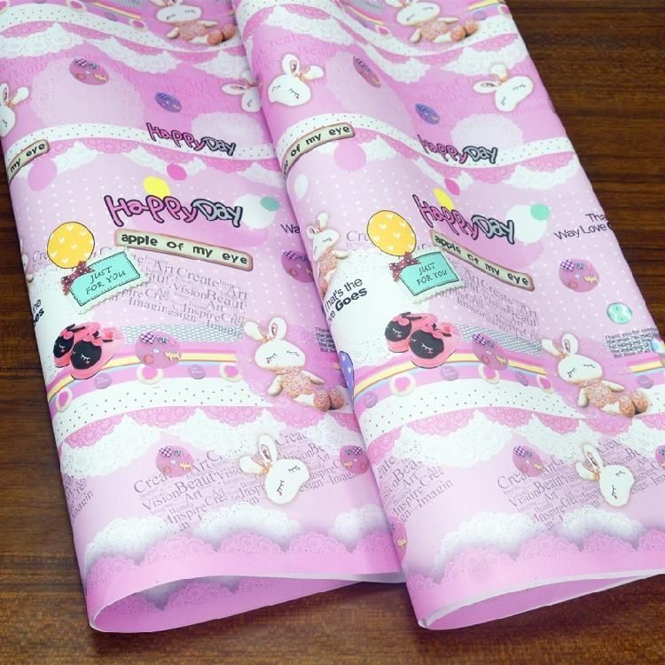 80GSM Custom Design Lovely Wholesale Christmas Gift Packaging Wrapping Paper