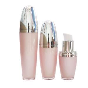 15ml 30ml 50ml Cosmetic Packaging Fancy Pink PETG Plastic Cosmetic Bottle