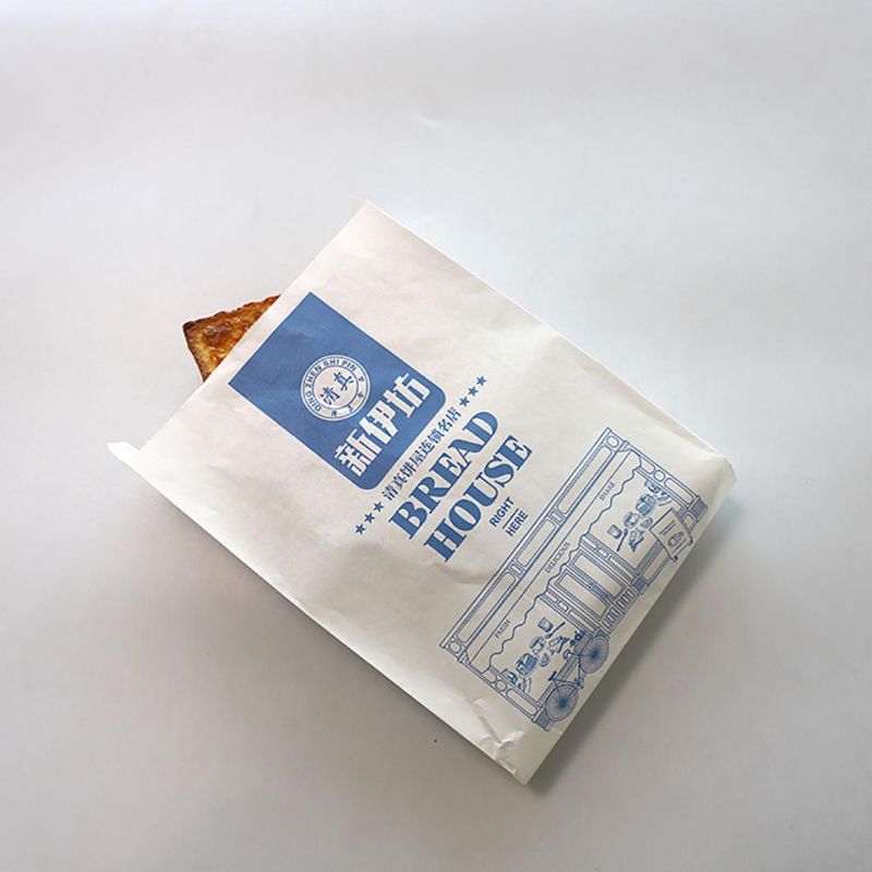 Sandwich Bread Fried Chicken Paper Store Bags Disposable Packing Bags