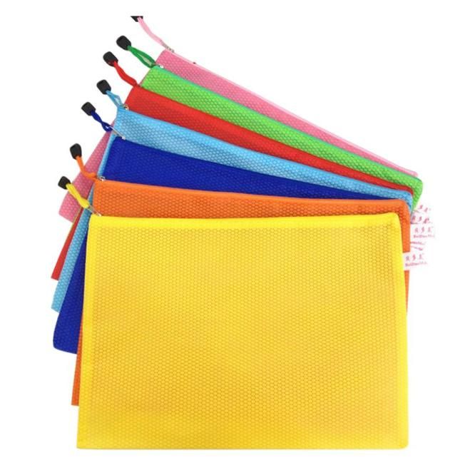 Nylon Zippered Bag for Documents and Stationery