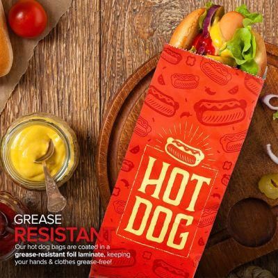 Tasty Kebab Bags Icecream Hamburger Sandwich Bread Paper Bag