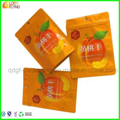 Freeze-Dried Fruits Plastic Bags/Food Packaging Zipper Style of Packing with Printing Design.