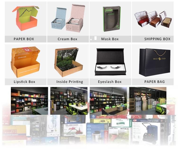 Luxury Black Gift Box Custom Folding Paper Package Box for Shipping