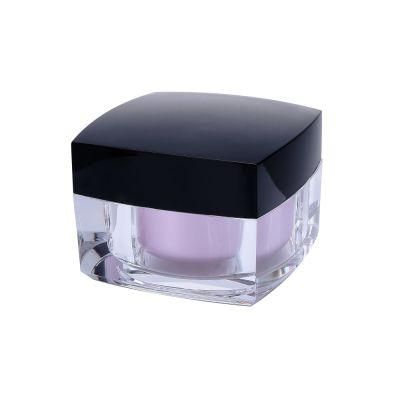 (D) 30g Acrylic Blue Popular Cream Jar for Cosmetic