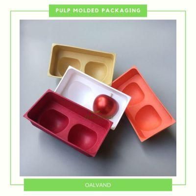 Customized Environmental Sugarcane Bagasse Pulp Molded Jewelry Packaging