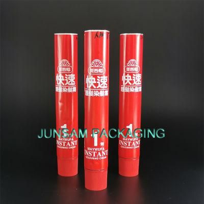 Aluminum Empty Tube with Phenolic Inner Lacquer Anti Strong Ammonia Hair Colorant Cream