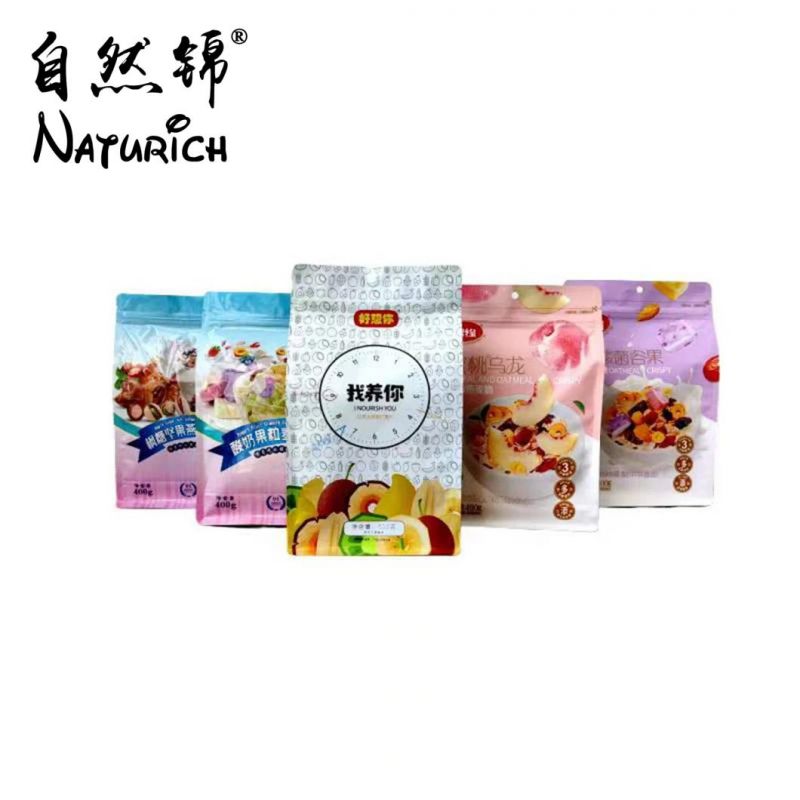 500g Granola Oatmeal Cookies Packaging Bag Mylar Bag Food Packaging Pouches