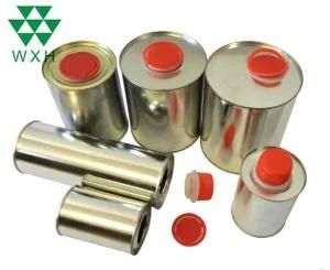 1L Paint Coating Used Round Tin Can Metal Container