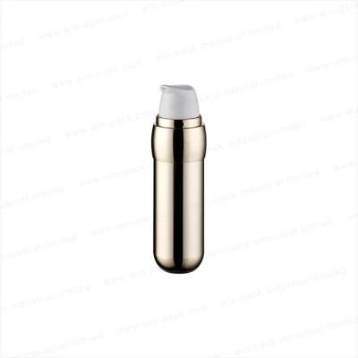 Custom Shiny Gold Color Cosmetic Lotion Plastic Bottle in Factory Price High Quality