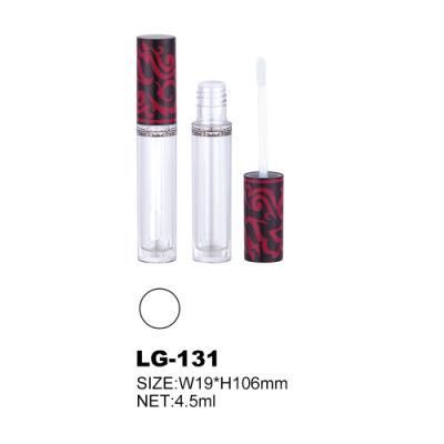 Round Shape Lipgloss Tubes Plastic Lip Gloss Tube with Brush