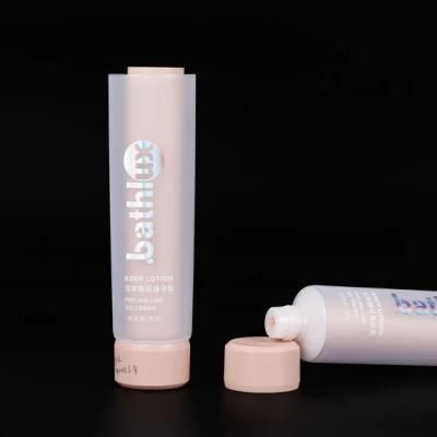 Custom Personalized Design Empty Squeeze Face Wash Shampoo Tube Plastic Container Soft Cosmetic Packaging