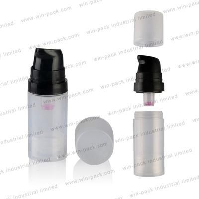 Hot Sell Mini Skin Care Airless Bottle Cosmetic Lotion Packing in 10ml 15ml