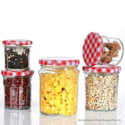 212ml Jam Jars Wide Mouth 30ml Kitchens Spices Jar Glass Honey Jam Jar