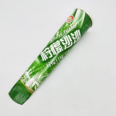 45ml 70ml 90ml 100ml 120ml Disposable Aluminium Foil Alcohol Prevent Ice Cream Paper Popsicle Customized Design Calippo Tube