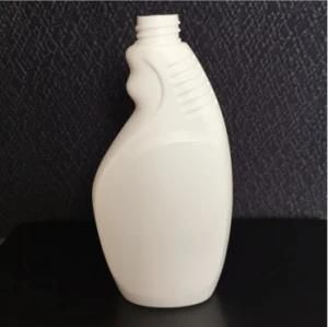 500ml White Color Flat Shape HDPE Plast Bottle for Cleaning Spray