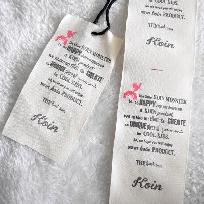 Paper Swing Tags Plastic Hangtag for Clothing Customized