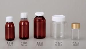 120ml Pharmaceutical Plastic Container Pet Empty Bottle for Liquid