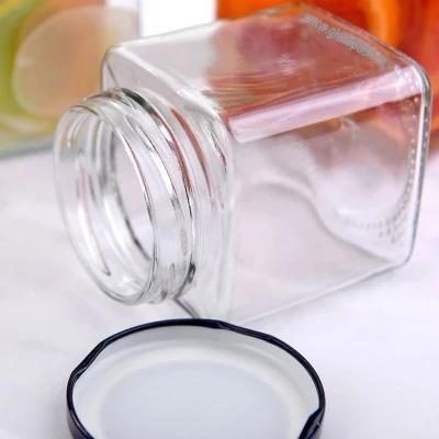 Small Glass Jar Fitting Metal Cap for Food Packing