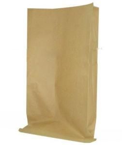 Kraft Paper Bag for Packing 50kg with Stitching Bottom and Nice Printing