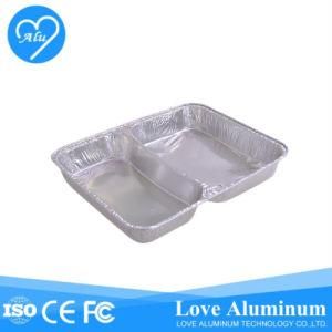 Carry-out 3 Compartment for Fast Food Aluminium Foil Container