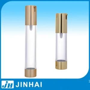 30ml 50ml Golden Transparent Airless Bottle for Lotion