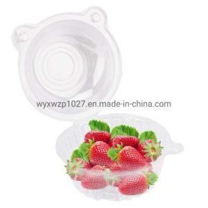 Hot Selling High Quality Disposable Plastic Round Clear Single Cupcake Container