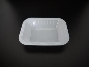 Frozen Plastic White Rectangular Packing Food Tray
