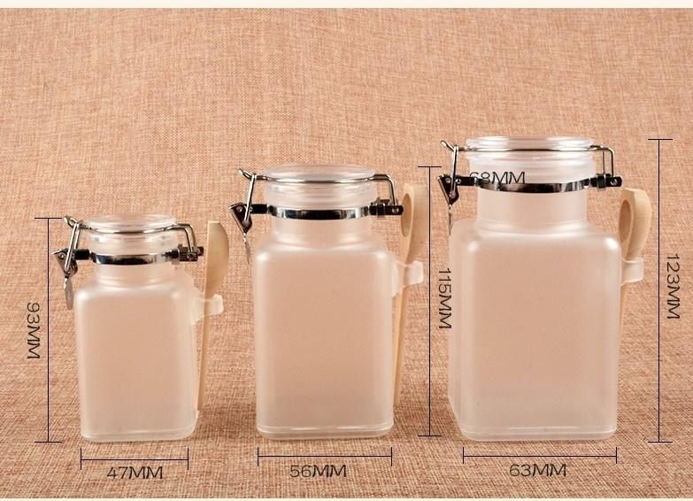 Cosmetic Packaging 200g ABS Plastic Bath Salt Bottle