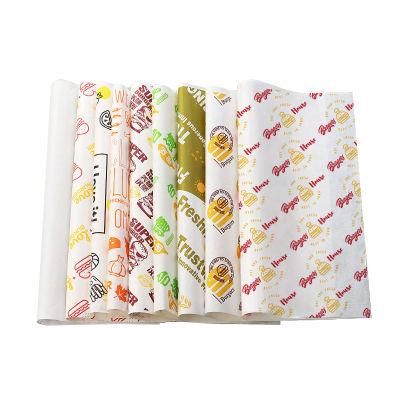 Sandwich Burger Wax Wrapping Paper Hamburger Food Grade Packaging Paper