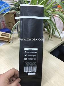 Coffee Bean Plastic Packaging Bag Pouch with Tin Tie